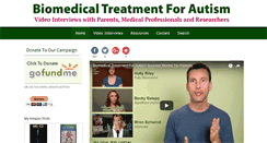 Desktop Screenshot of biomedicaltreatmentforautism.com